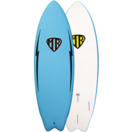 O E EPOXY SOFTBOARD 5 6 MARK RICHARDS TWIN SKY BLU