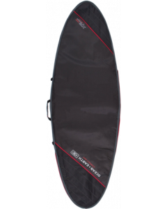 O&E COMPACT DAY FISH COVER 7'0" BLK/RED