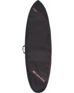 O&E COMPACT DAY MID LENGTH COVER 6'8" BLK/RED