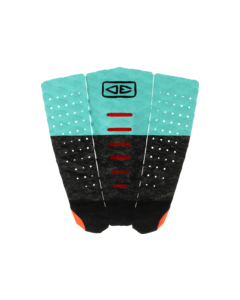 O&E MICRO GROM 3pc TAIL PAD BLK/AQUA