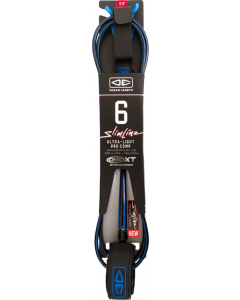 O&E SLIMLINE ULTRA-LT PRO COMP ONE-XT LEASH 6' BLU