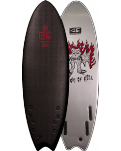 O&E BAT OUTA HELL QUAD SOFTBOARD 5'6" BLK