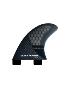 O&E Q2 CONTROL QUAD REAR FINS DUAL TAB SM-BLACK