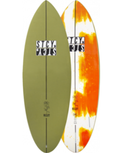 O&E STACEY BULLET EPOXY SOFTBOARD 5'4" OLIVE