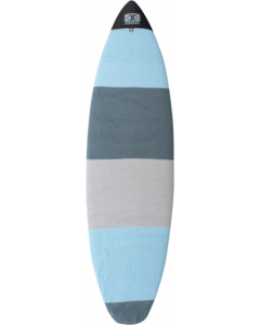 O&E FISH STRETCH COVER 5'8" BLUE STRIPE