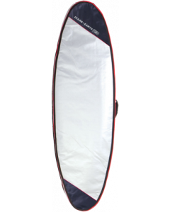 O&E BARRY BASIC DOUBLE SHORTBOARD COVER 6'4" SIL