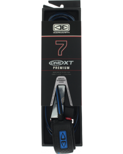 O&E ONE XT LONGBOARD KNEE COMP LEASH 9' BLUE
